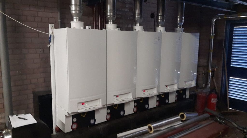 new boiler installation for hospital