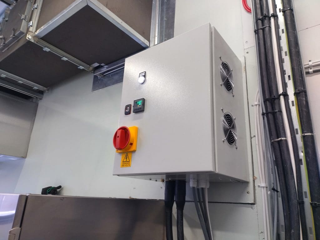 an electrical installation for Kinning Park Community Centre