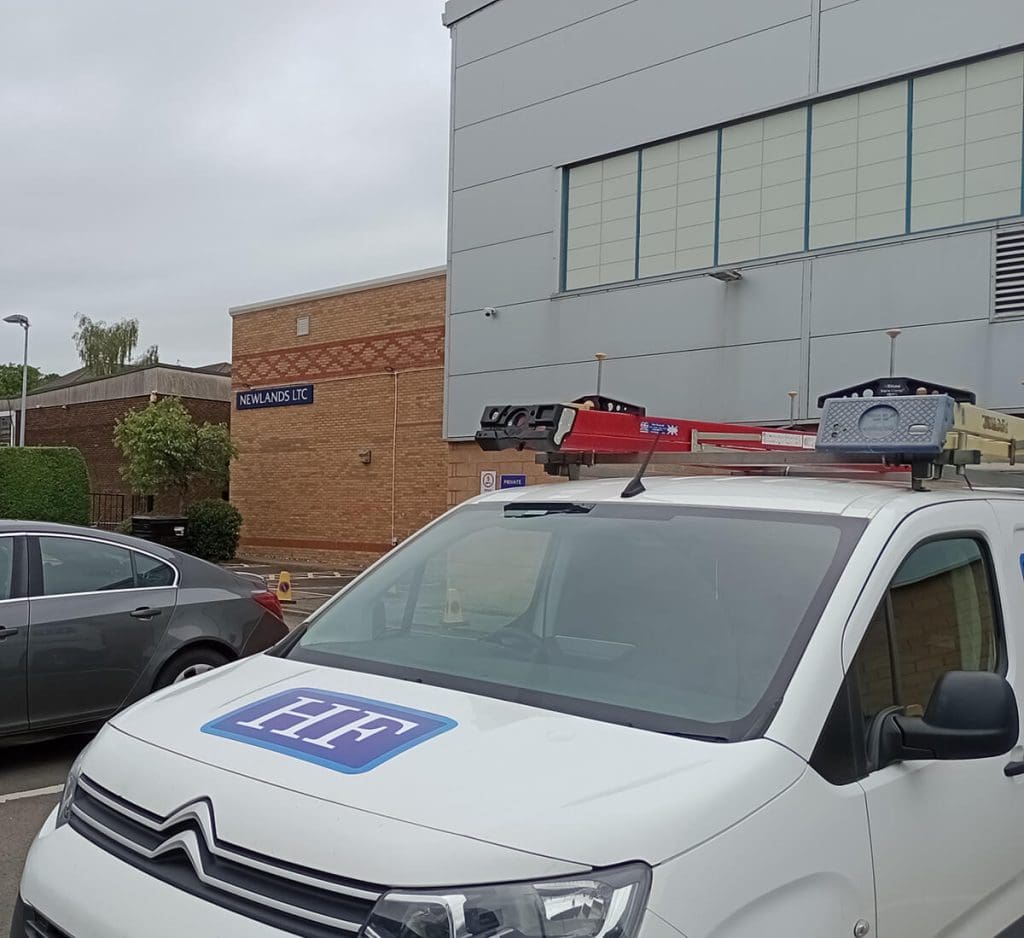 electrical repairs at a sports centre