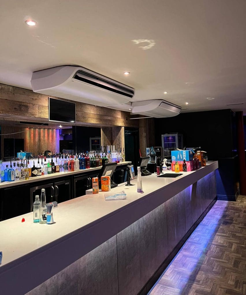 nightclub air conditioning installation in Edinburgh