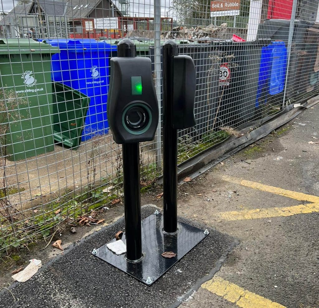 ev charging system in Callendar , Stirling