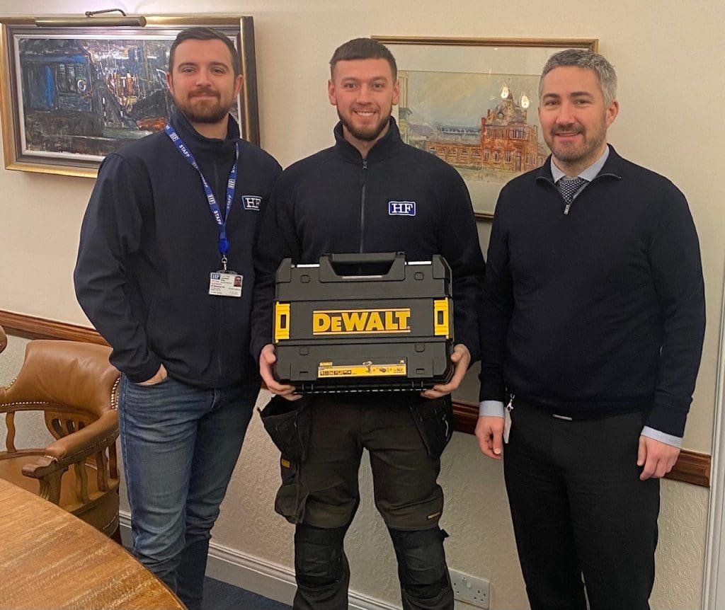 Kyle winner our apprentice health & safety competition