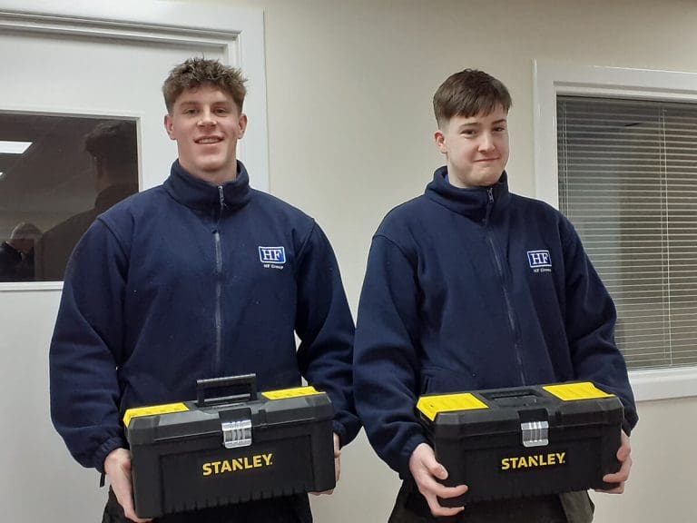 A very useful gift for 5 of our apprentices