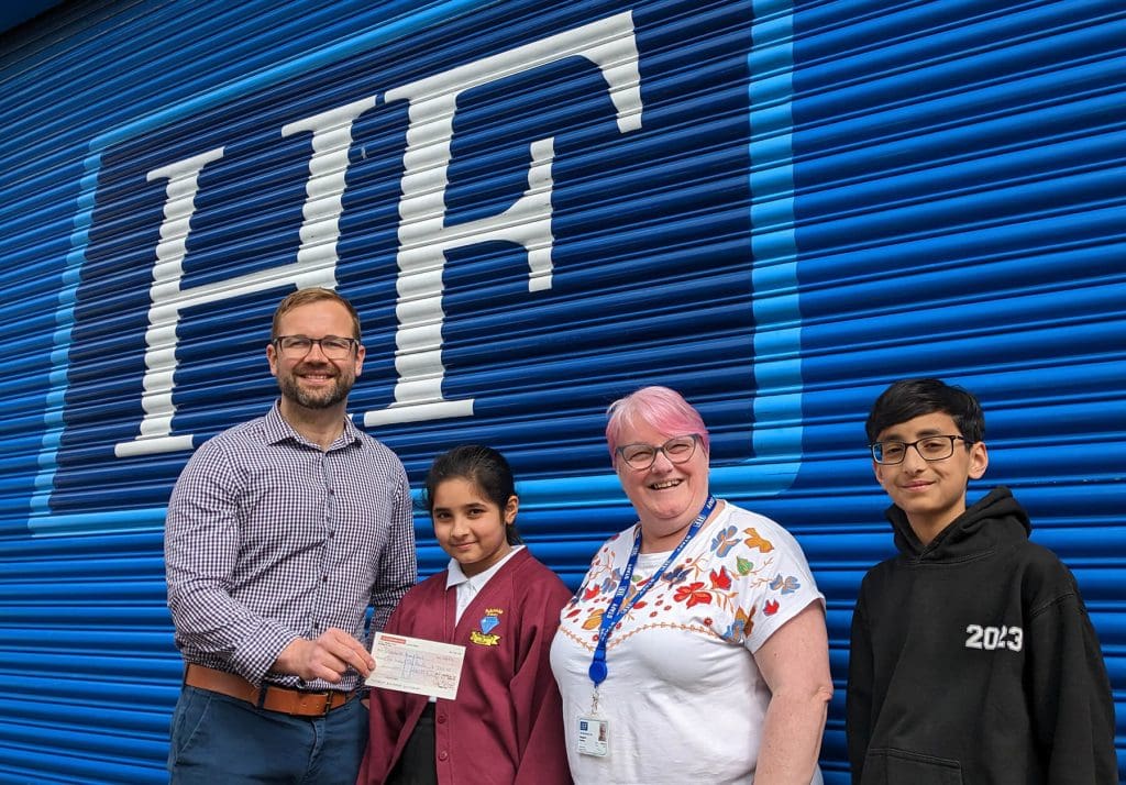 School Sports Fundraising Donation in Glasgow