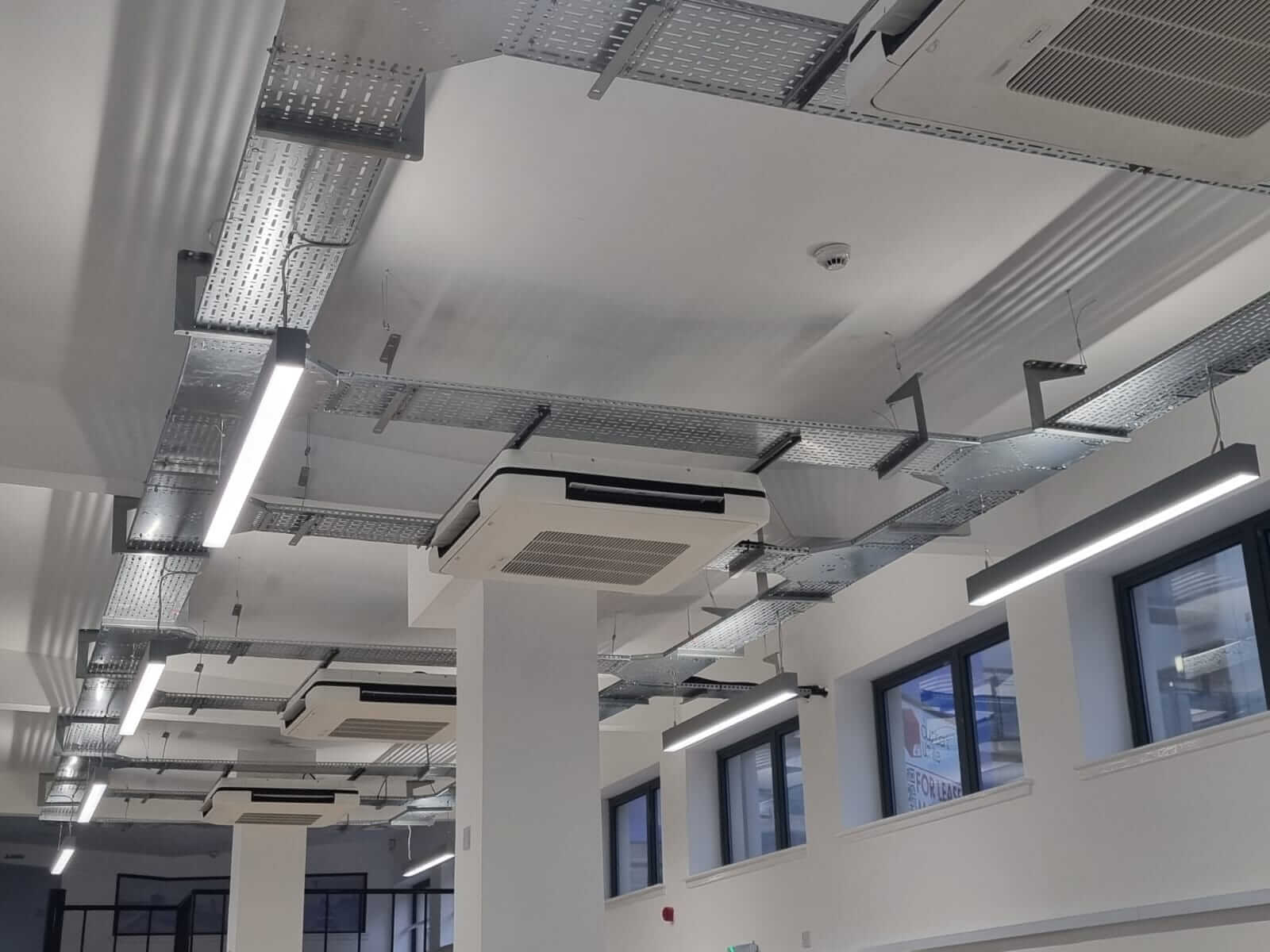 air to air heat pump as part of office refurbishment