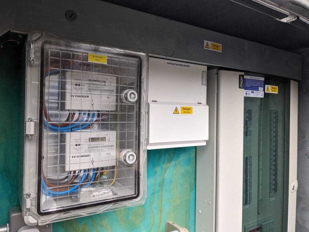 electrical board for Lennoxtown outdoor centre