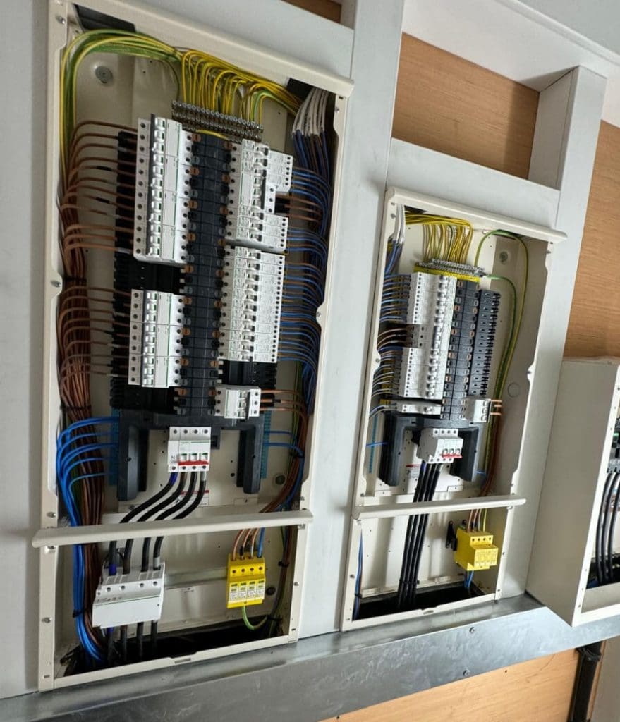 electrical installation for a school in Edinburgh