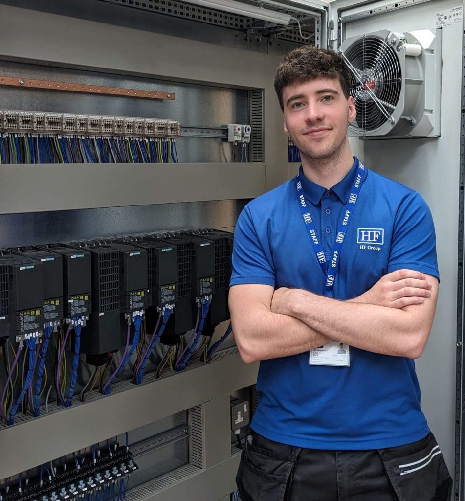 Our newest trainee systems engineer at HF