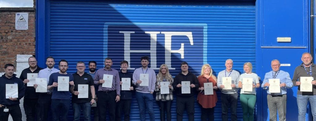 telecommunications team complete IOSH CDM Course