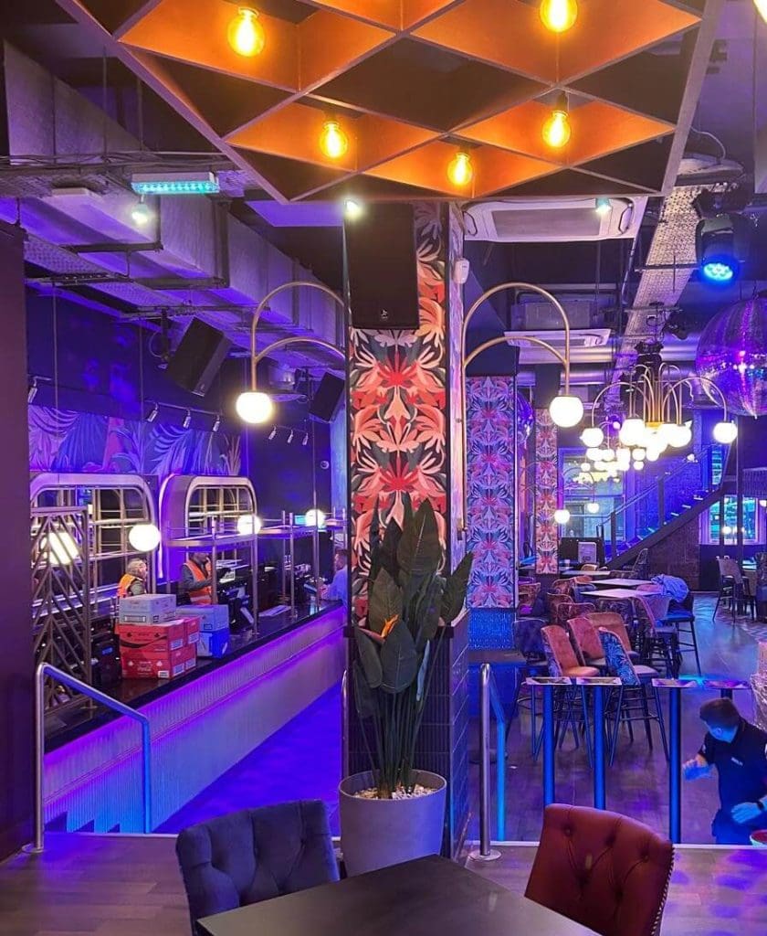 Electrical install for Slug & Lettuce in Glasgow