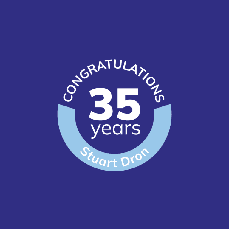 Congratulations to Stuart Dron for 35 Years at HF