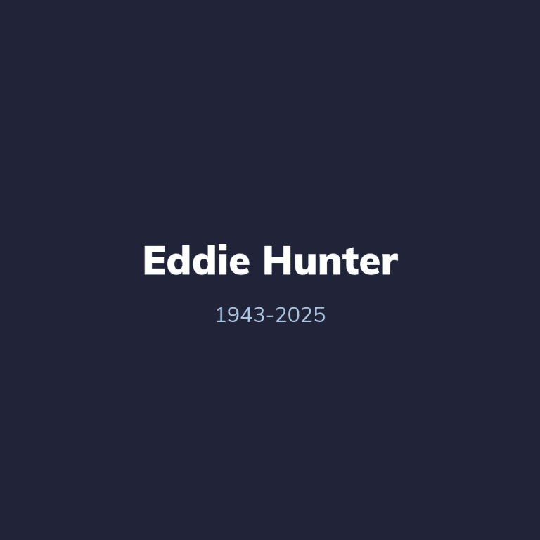 Remembering Eddie Hunter