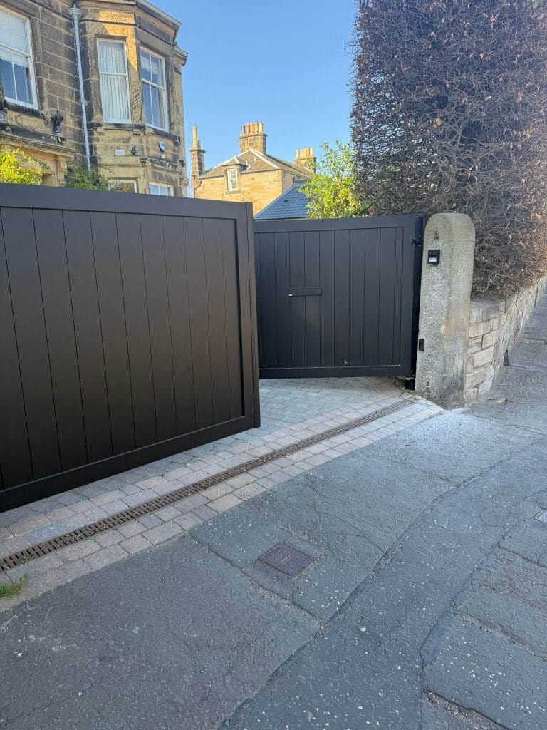 Smart technology that allows easy control at this domestic property in Edinburgh