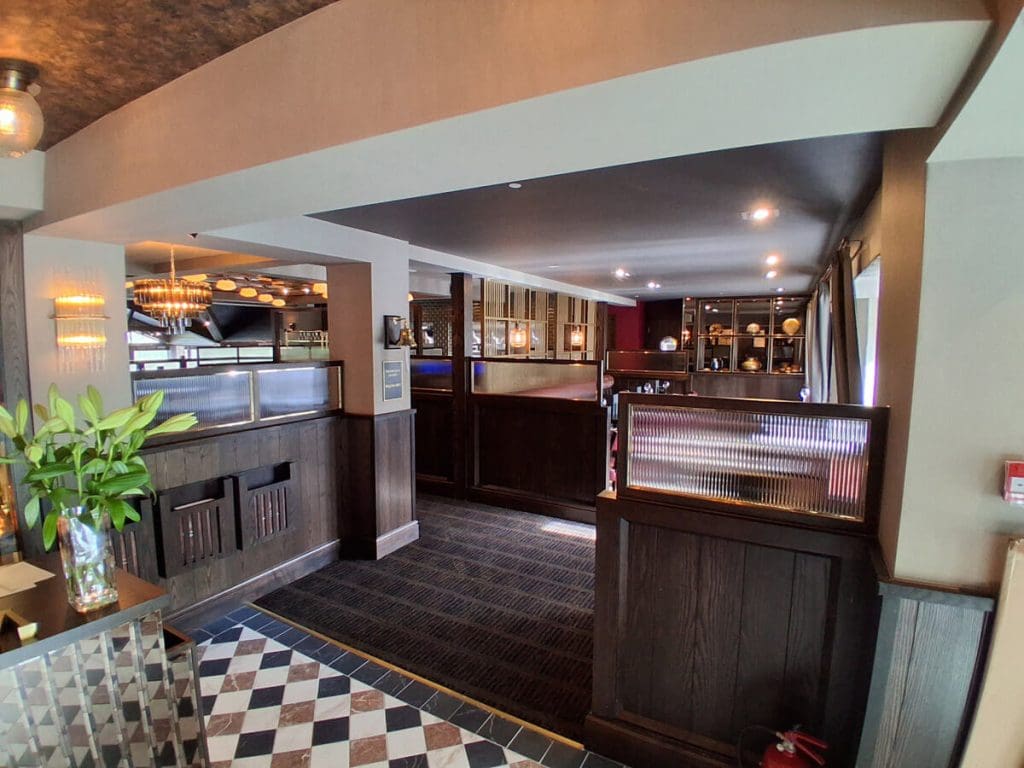 The front entrance of the new Miller & Carter Restaurant in Aberdeen