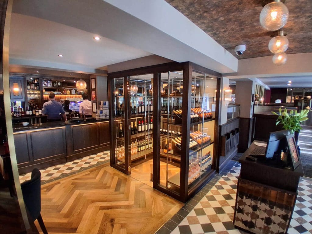 New electrical fit out of the restaurant Miller & Carter in Aberdeen