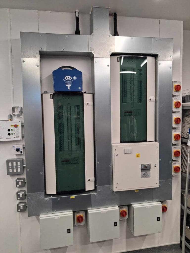 new electrical fit out of a Miller & Carter restaurant in Aberdeen.