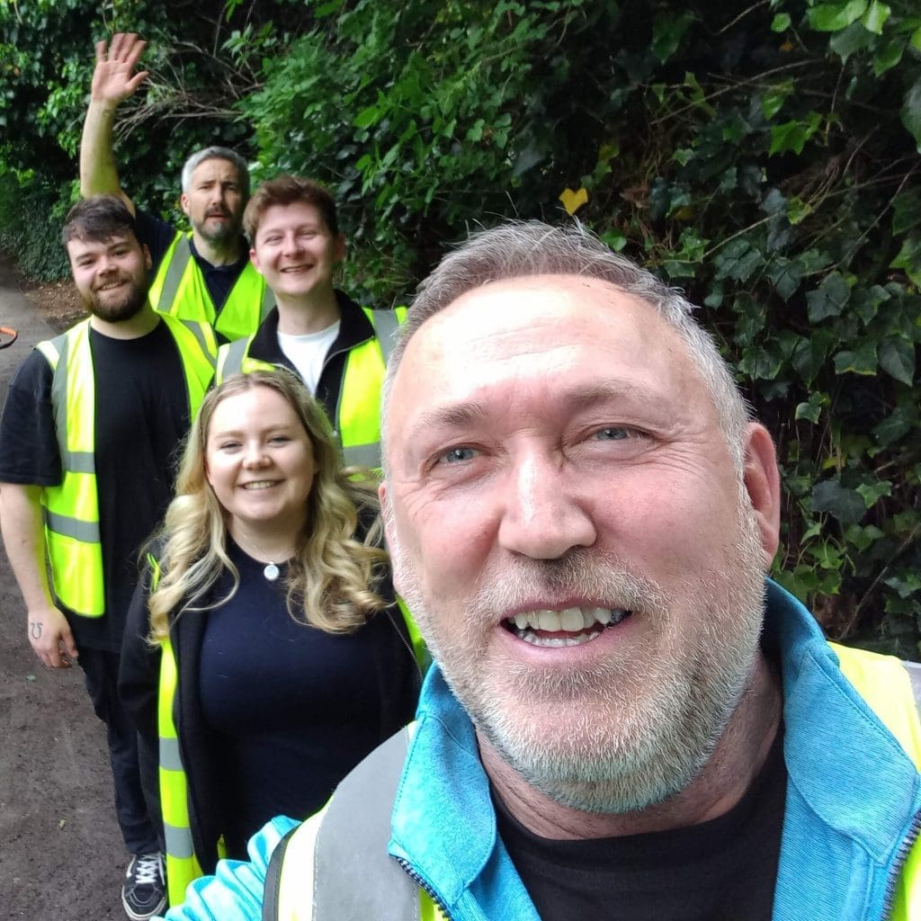Andy from HF Comms, Chris from HF Mechanical & Electrical and a number of other members of the HF family