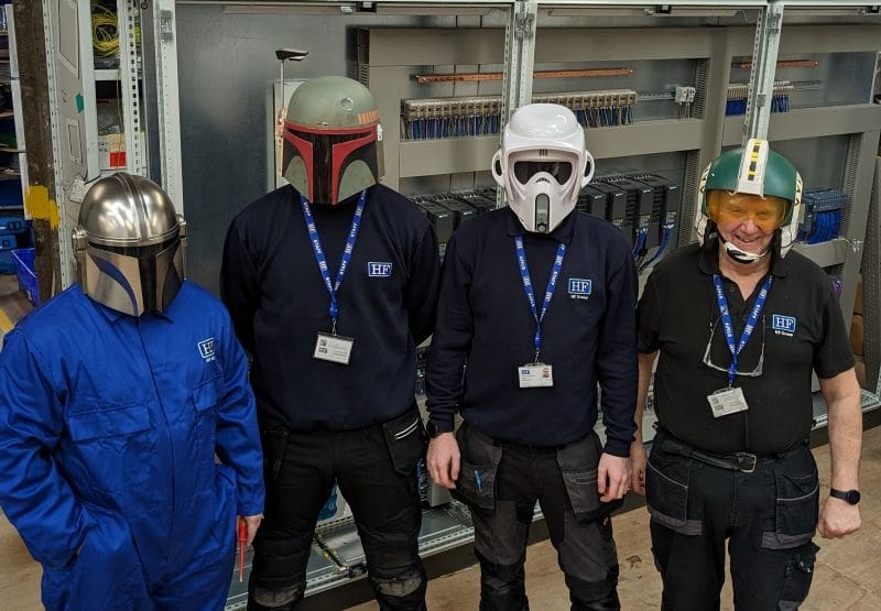 Our Automated Controls team got into the sprit of things for May the 4th and Star Wars Day.