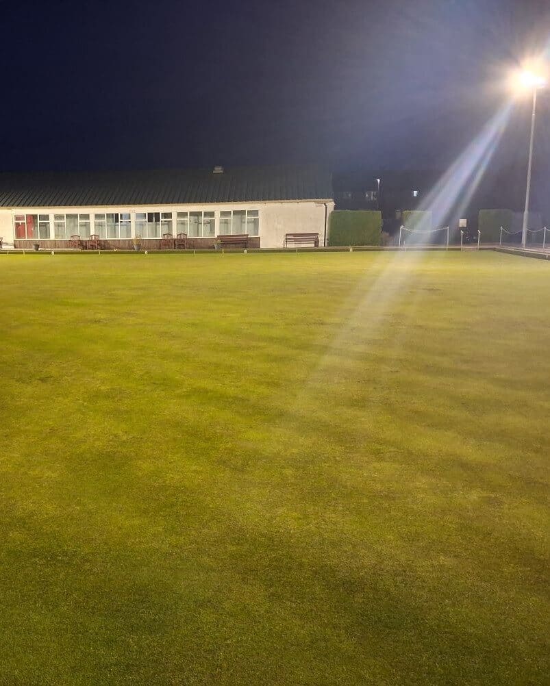 Lighting up the Aberdeen night with new LED Lighting at the Bowling Club
