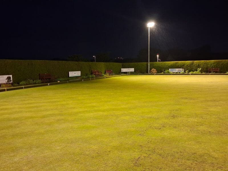 new LED lighting to improve playing conditions at Balgownie Bowling Club
