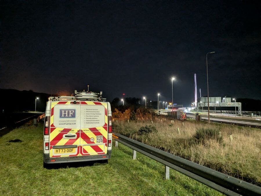 HF Controls provide ongoing maintenance for the Queensferry VEVA Traffic Diversion Barrier