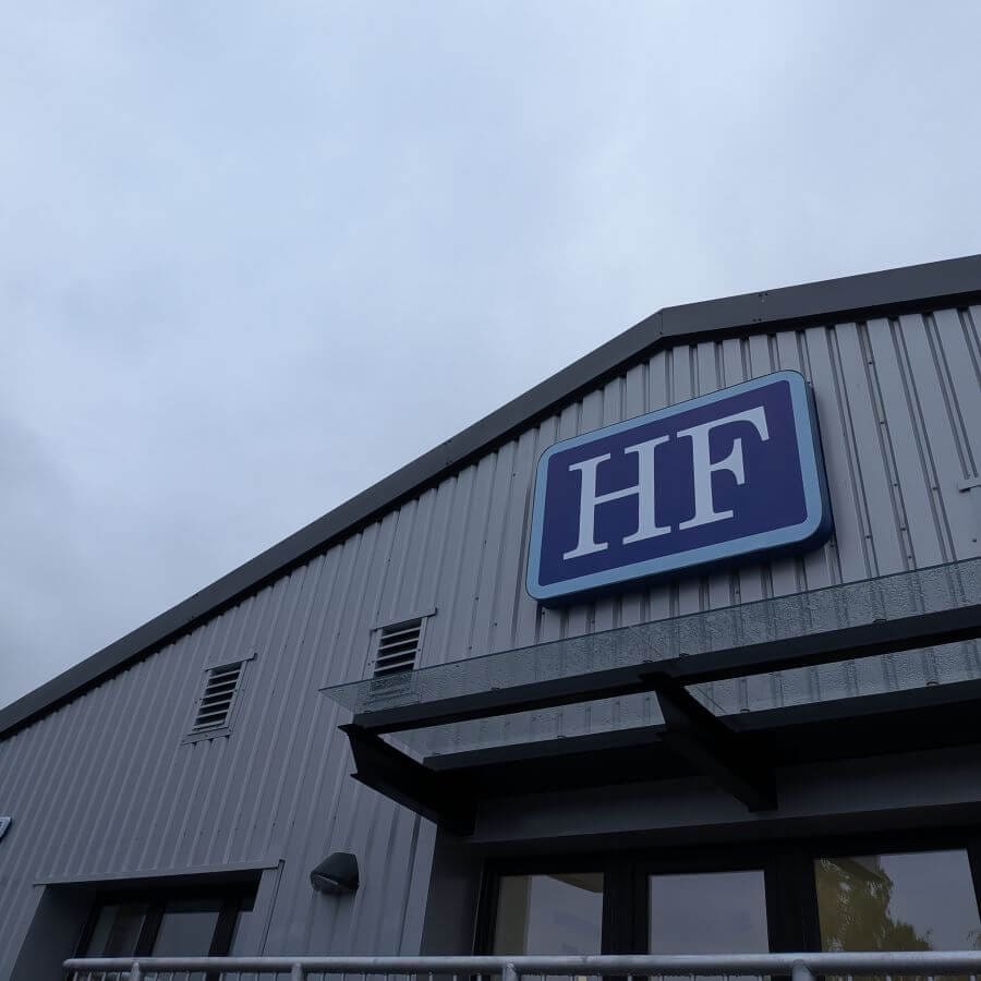 The proud new home of HF in Edinburgh