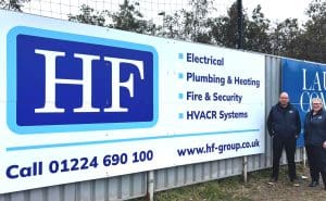 HF Become Pitch-Side Sponsor at Cove Rangers Stadium