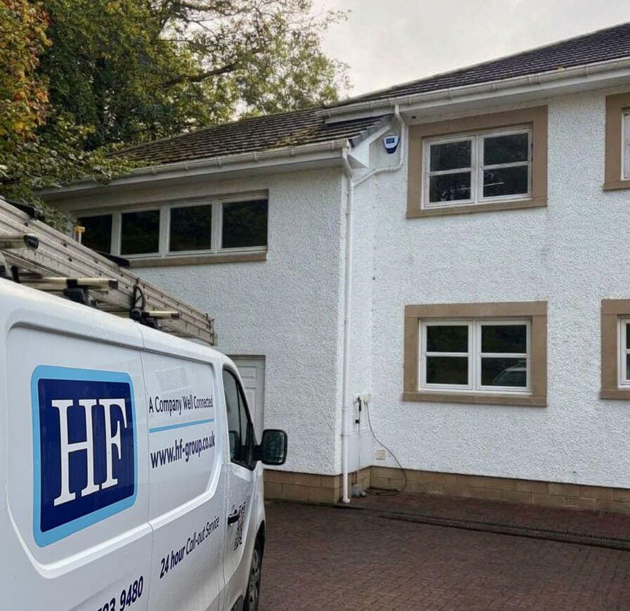 The new intruder alarm and CCTV install for a domestic client in Glasgow.