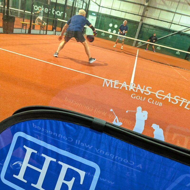 The competition on the court was friendly, fierce and fun