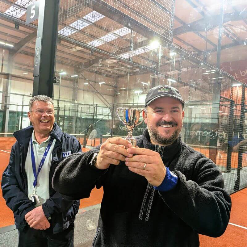 Congratulations to our first ever HF Padel Champion Chris Breckinridge