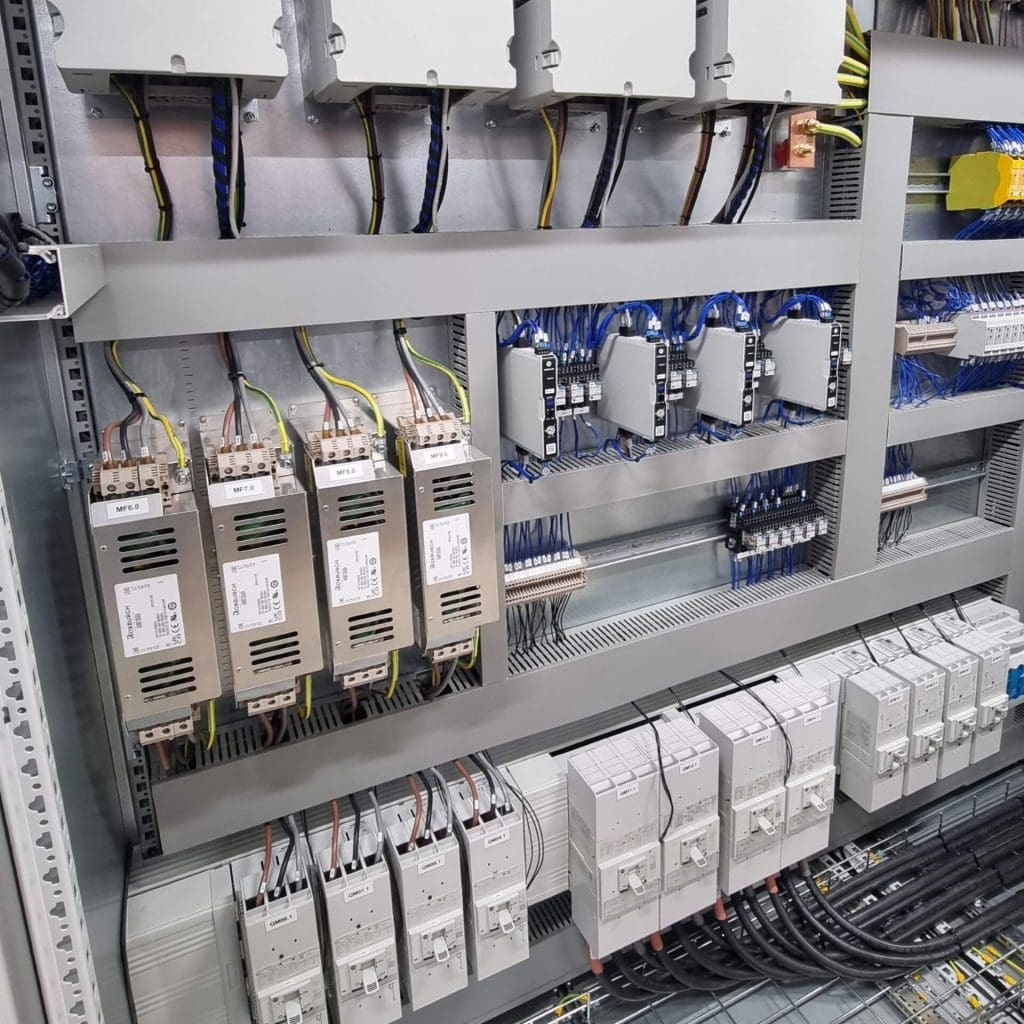 Up close with the new control panel designed and built by HF Controls for the Whisky industry client